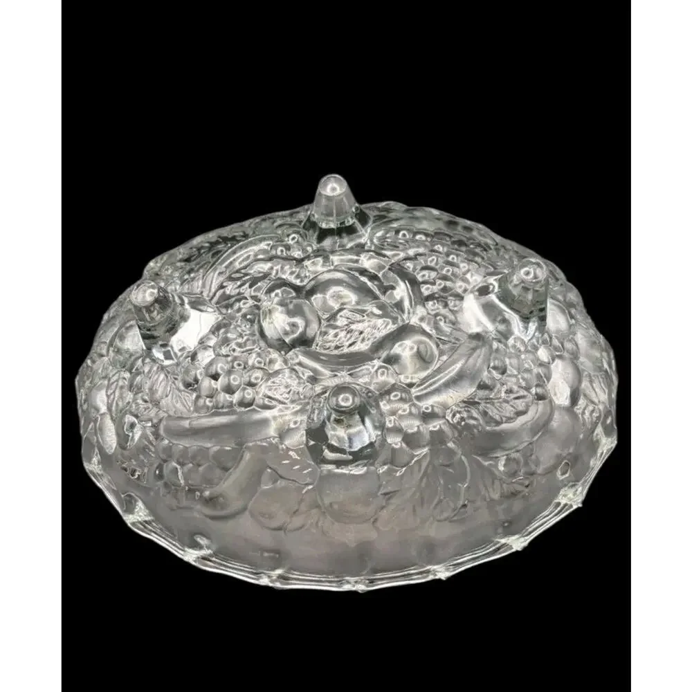 Vintage Indiana Glass Oval Bowl Clear 12